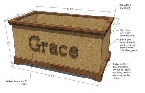 toy chest woodworking plans