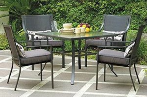Gramercy Home 5 Piece Patio Dining Table Set