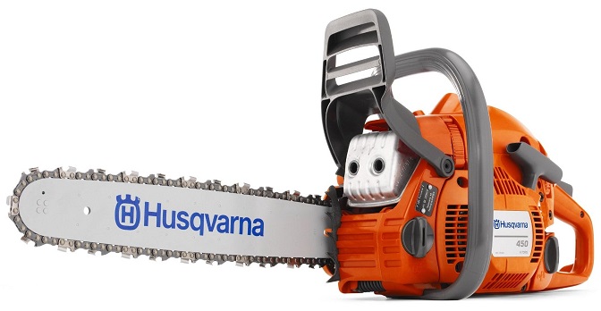 Husqvarna 450 18-Inch 50.2cc X-Torq 2-Cycle Gas Powered Chain Saw With Smart Start