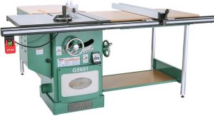 Grizzly Industrial G0651-10" 3 HP 220V Heavy Duty Cabinet Table Saw