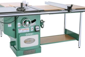 Grizzly Industrial G0651-10" 3 HP 220V Heavy Duty Cabinet Table Saw