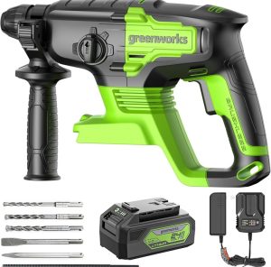 Greenworks 24V Lithium-ion Brushless SDS 2J Heavy Duty Rotary Hammer Drill