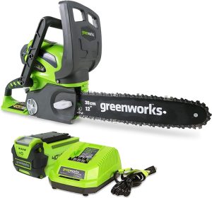 Greenworks 40V 12 Cordless Compact Chainsaw